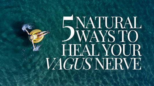 Person relaxing on water, representing natural ways to heal the vagus nerve, with cold therapy and relaxation techniques.